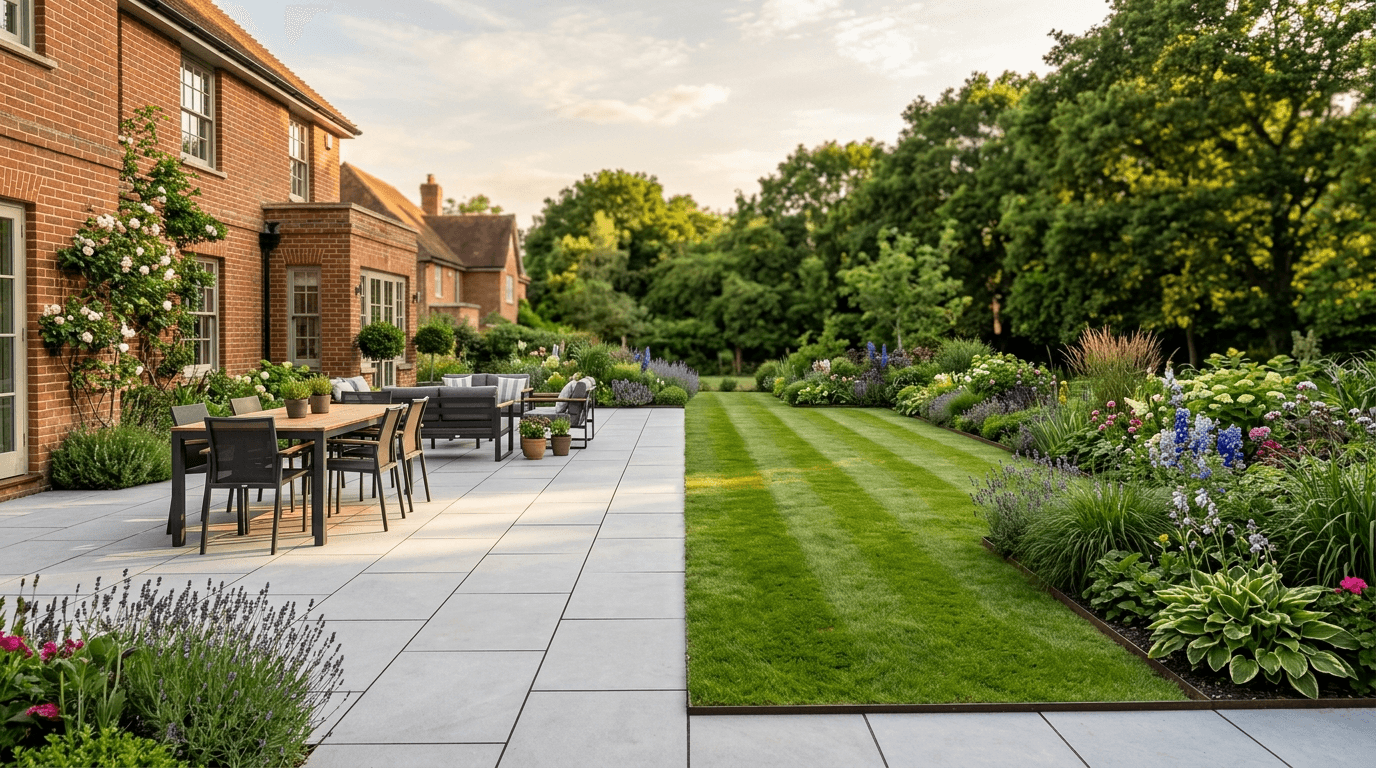 Garden landscaping illustration 1