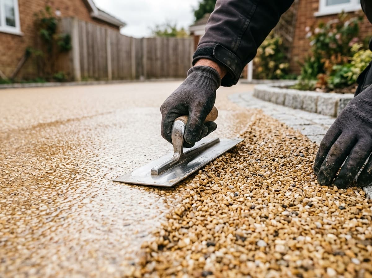 Resin driveway